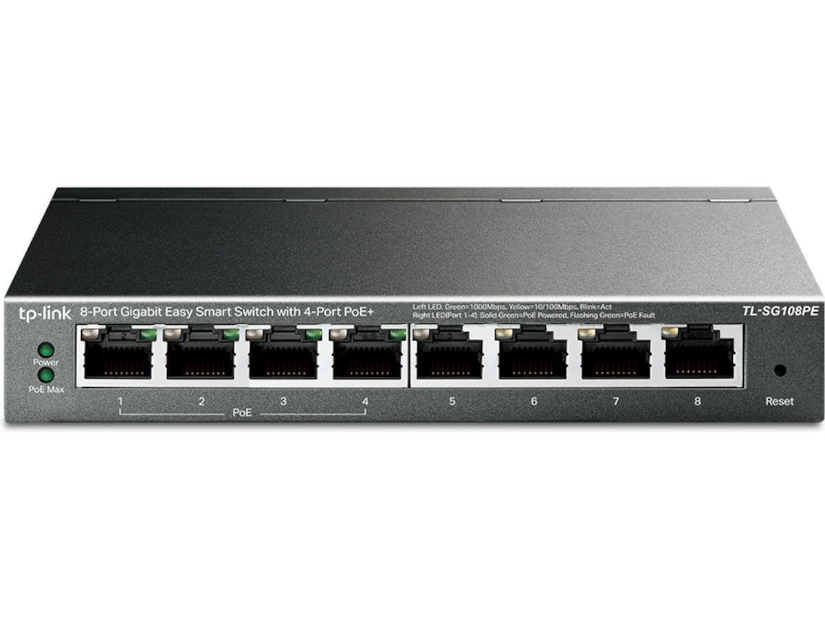 TP-Link TL-SG108PE PoE Switch 8P