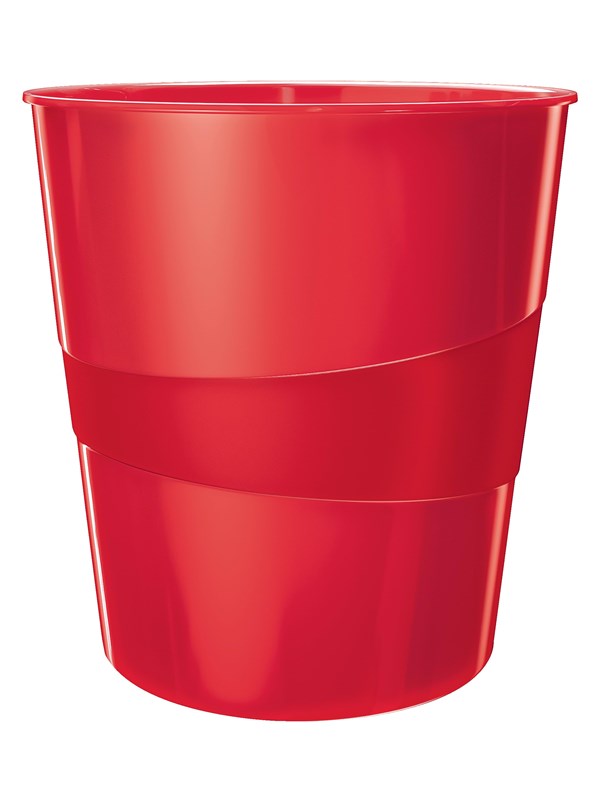 Leitz Papirkurv  WOW 15 liter Rød