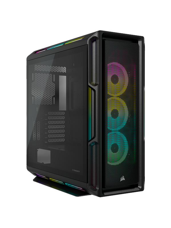 Corsair iCUE 5000T RGB - Black - Kabinett - Miditower - Svart