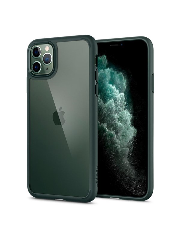 Spigen Ultra Hybrid - midn. green - iPhone 11 Pro