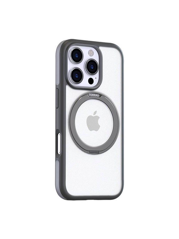 Torras Ostand R Fusion Case for iPhone 16 Pro Max (Gray)