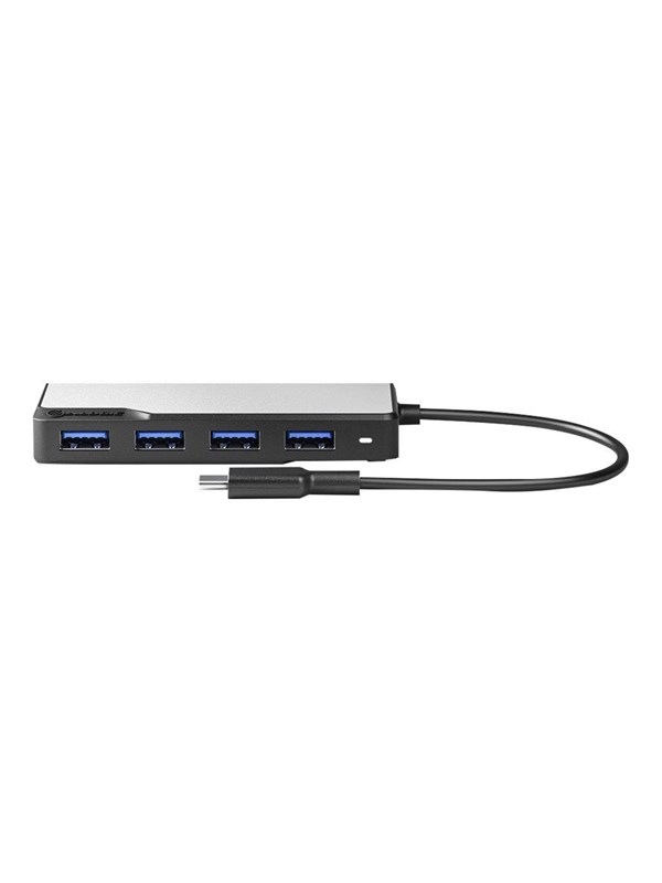 ALOGIC USB-C Fusion SWIFT 4-in-1 Hub USB-hub - USB 3.0 - 4 porter - Grå