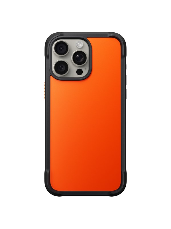 Nomad Rugged Case iPhone 15 Pro Max Ultra Orange