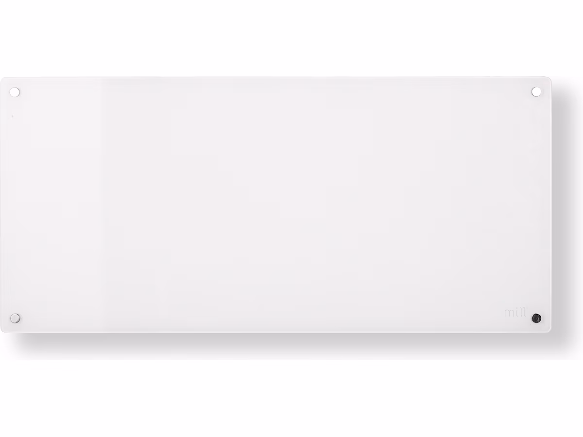 Mill Glass panelovn 1000W (hvit)