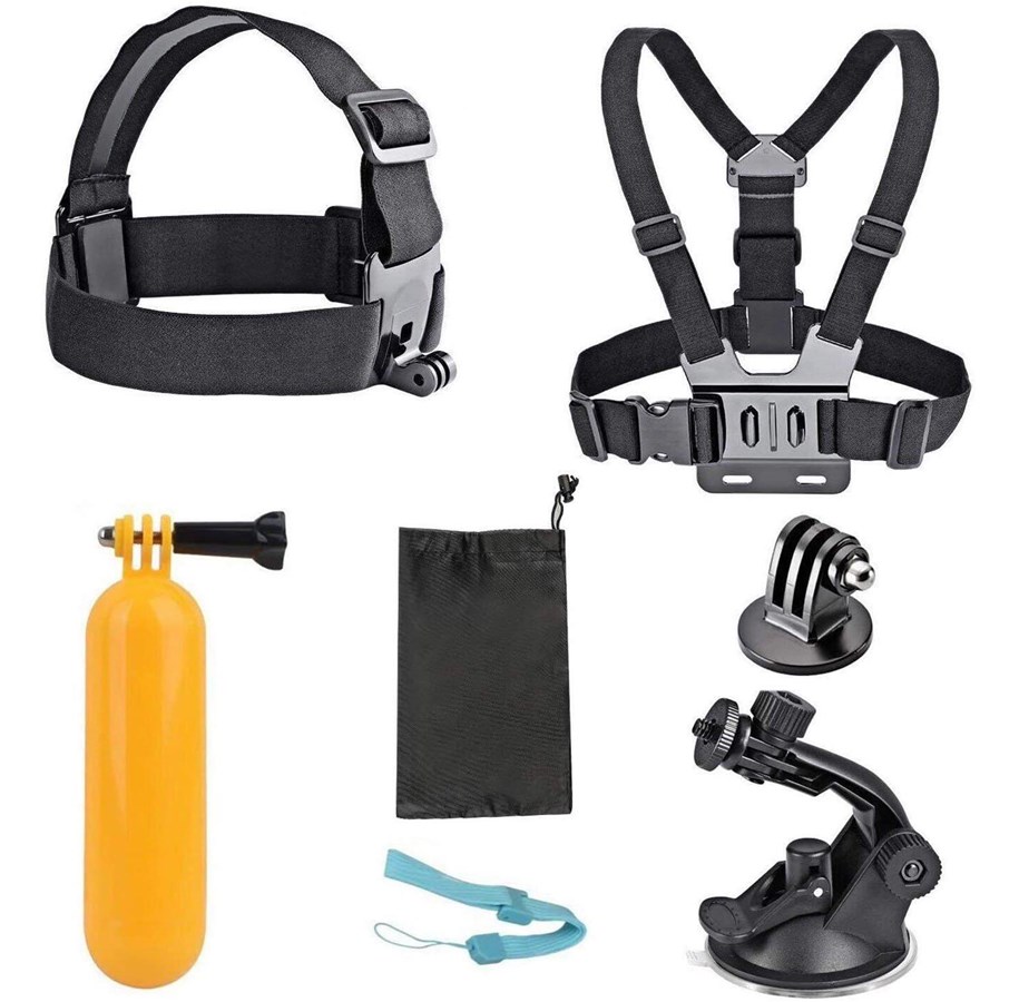 Akaso Action Camera accessories - 7 pieces