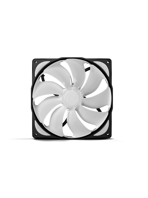 Blacknoise eLoop B14-2 - Kabinettvifte - 140mm - Svart med hvite vinger - 16 dBA