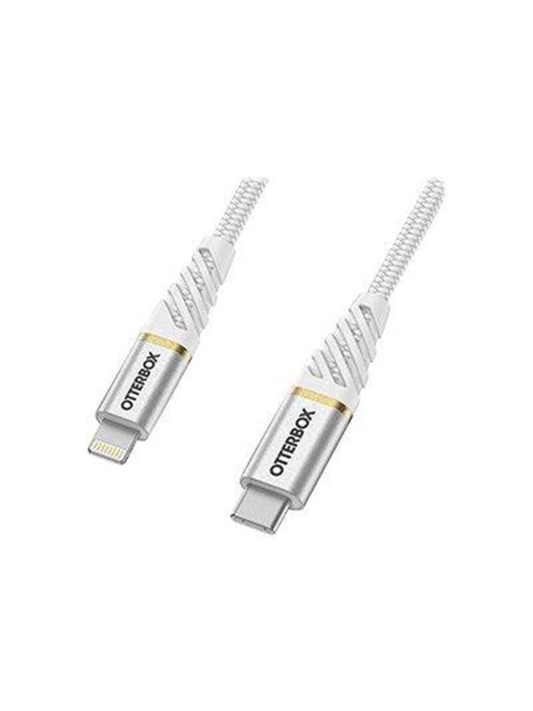 OtterBox Premium Cable USB C-Lightning 2M USB-PD White