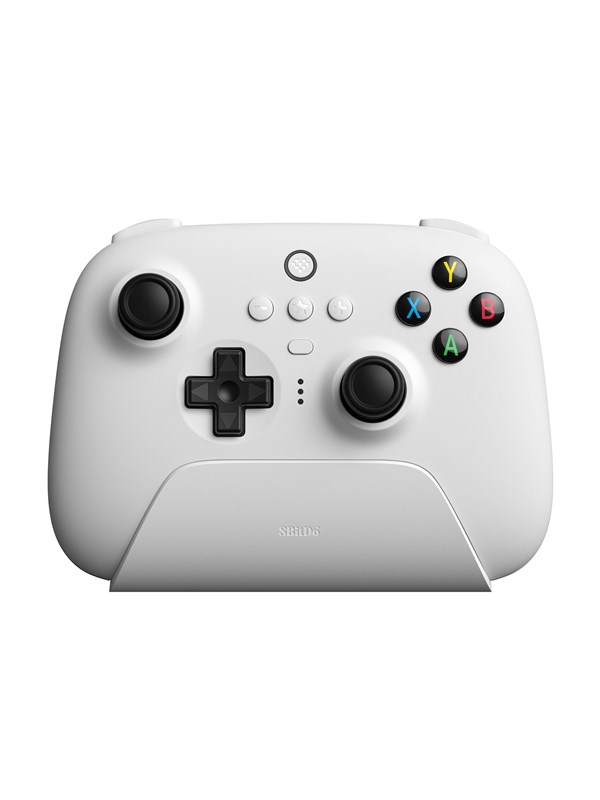 8BitDo Ultimate 2.4G Wireless Controller w/ Charging Dock - White - Wireless - Android