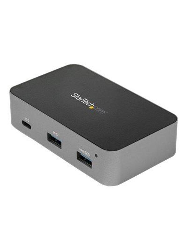 StarTech.com 4-Port USB C Hub 10Gbps - 3x USB-A &amp; 1x USB-C - Powered - hub - 4 ports USB-hub - 4 porter - Grå