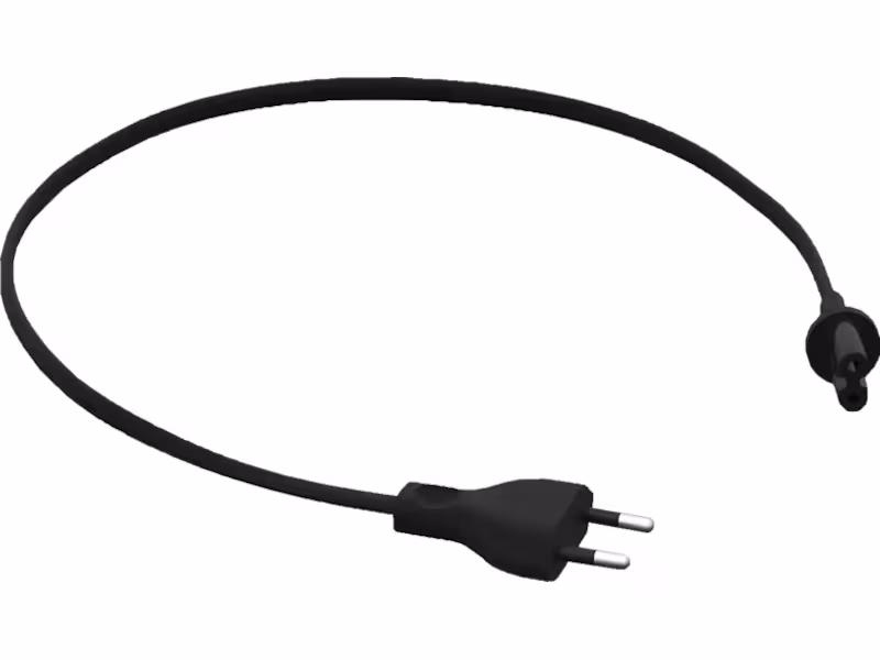Sonos strømkabel I 0,5m (sort)