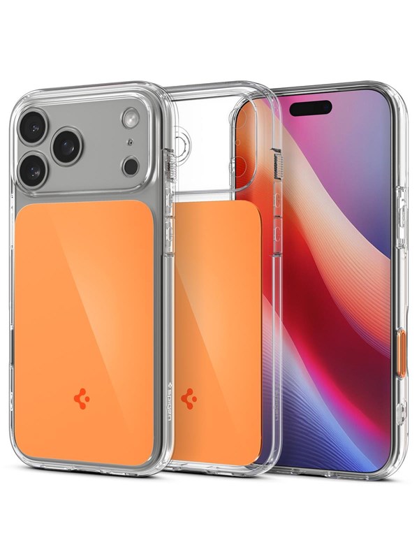 Spigen Ultra Hybrid T MagSafe - glossy orange - iPhone 17 Pro