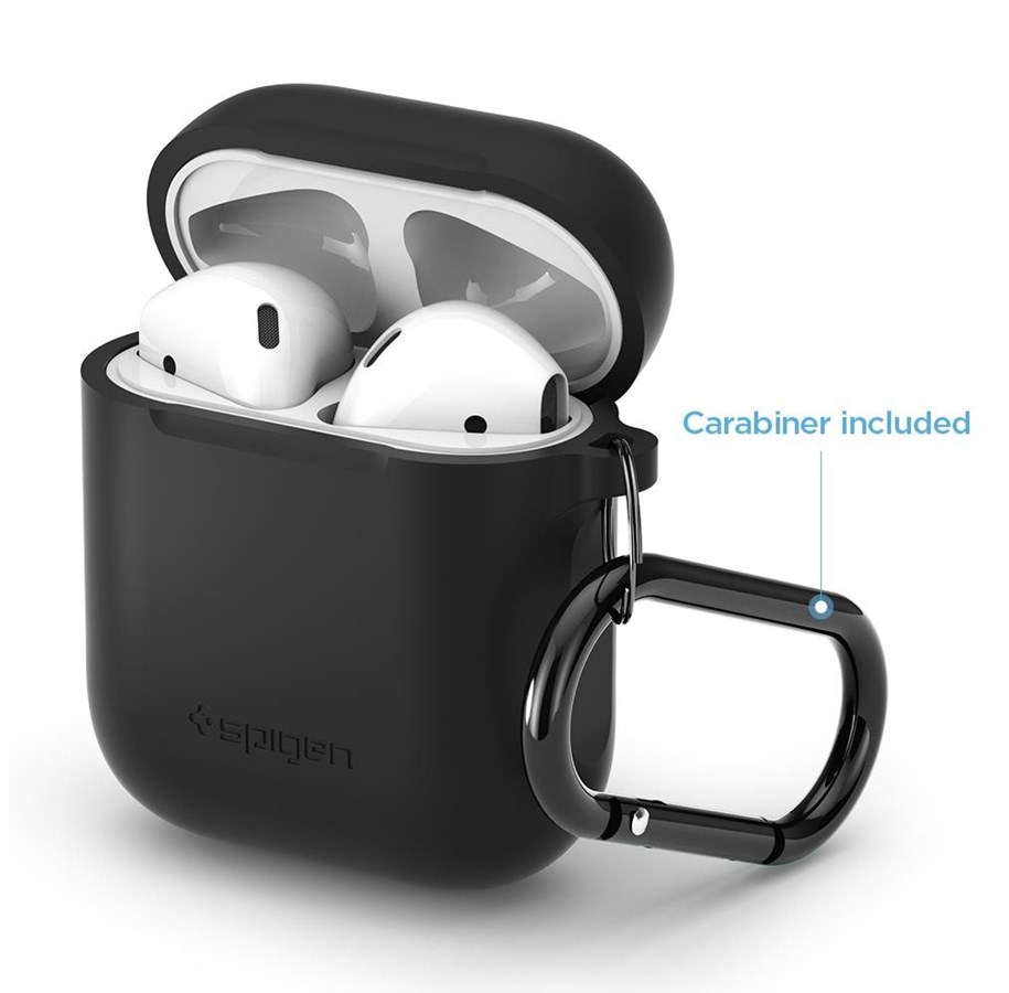 Spigen Silicone case - black - AirPods 1/2019