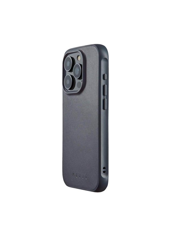 Mujjo iPhone 15 Pro Shield impact case - Steel Blue