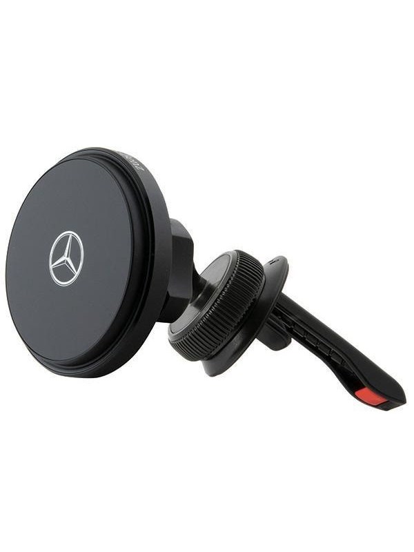 Mercedes Silver Stars MagSafe Magnetic Holder for Ventilation Grille - Black