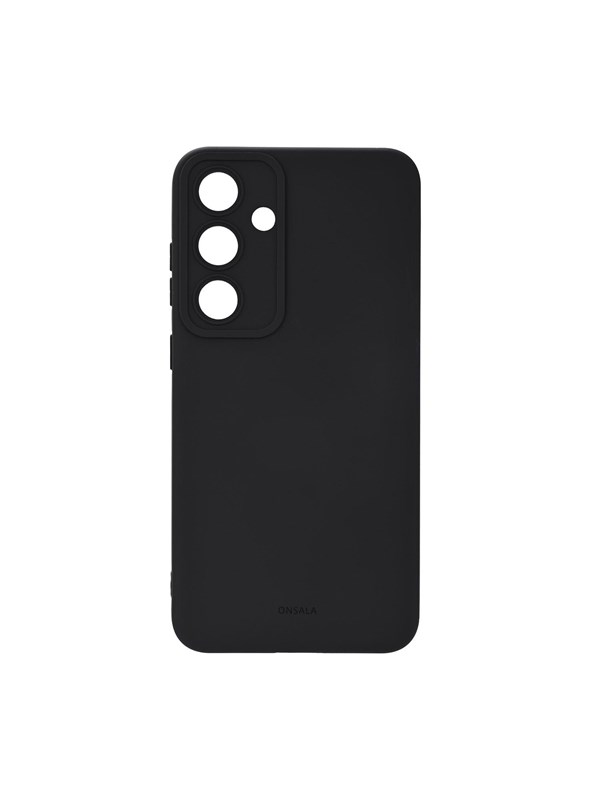 ONSALA Phone Case Samsung S25+ 5G Back Silicone Touch Black