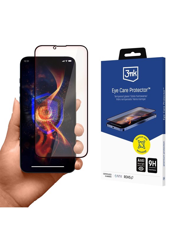 3mk Eye Care Protector Tempered Glass for Apple iPhone 15 Plus/16 Plus