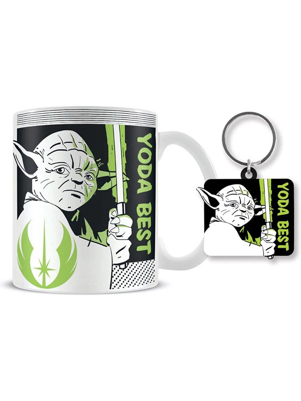Pyramid - Star Wars (Yoda Best) Mug &amp; Keychain Set - Krus