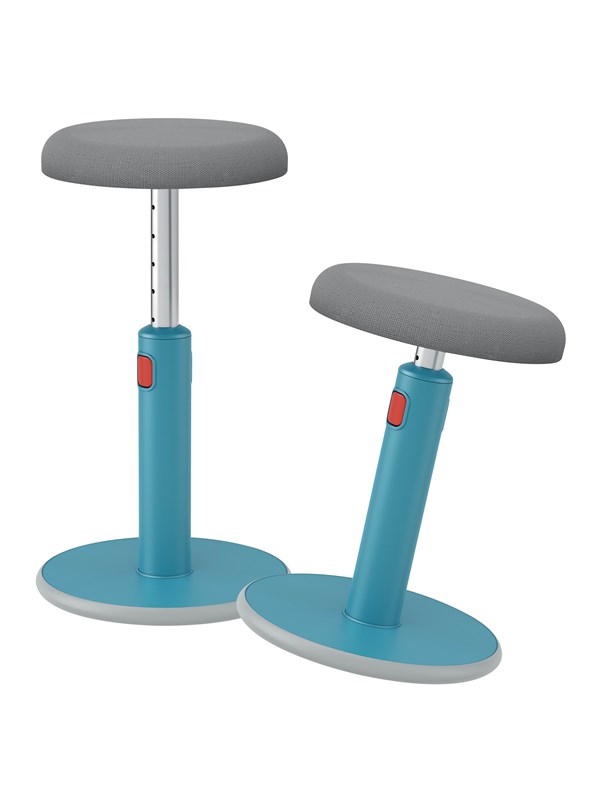 Leitz Ergo Cosy Active Sit Stand balansestol, Sjøblå