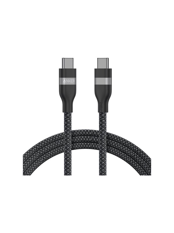 Anker USB-C to USB-C Cable (1.8 m 240 W Upcycled-Braided) - Black