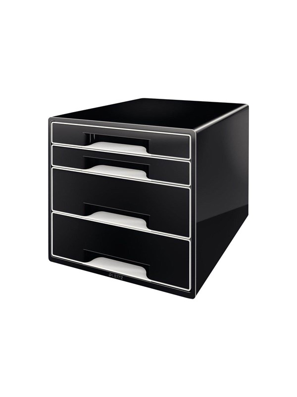 Leitz Skuffkube  4 skuffer Sort
