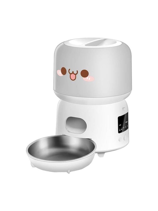 Rojeco 3L Smart WiFi Pet Food Dispenser (White)
