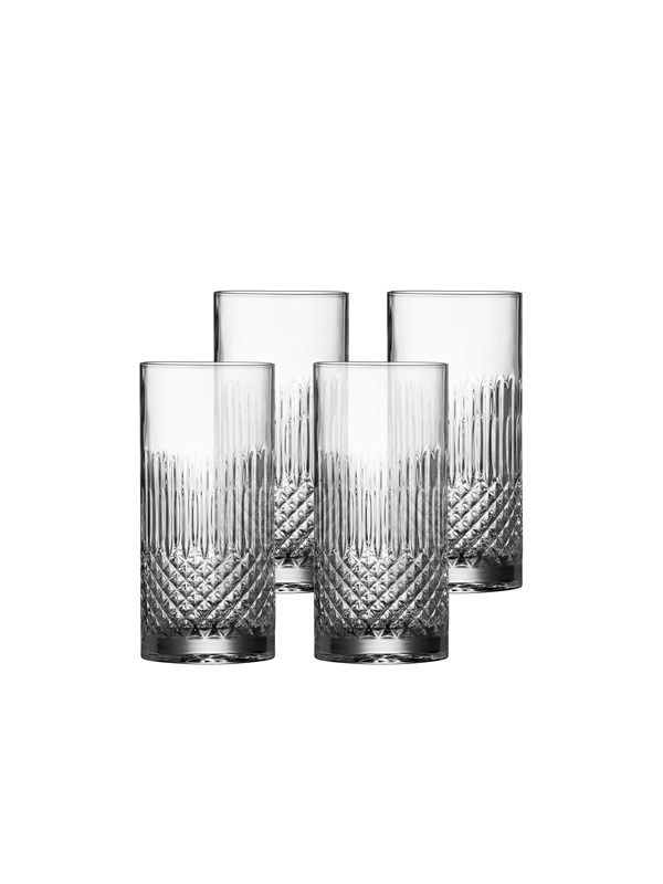 Luigi Bormioli Diamante beer/longdrink glass - 4 pcs