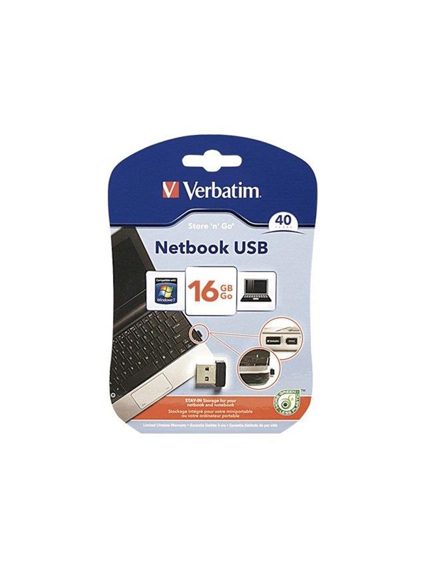 Verbatim Store 'n' Stay USB Drive - 16GB - Minnepenn