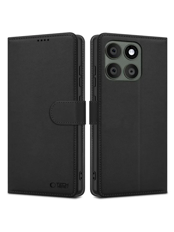 Tech-Protect Wallet Case for Motorola Edge 60 Pro - Black