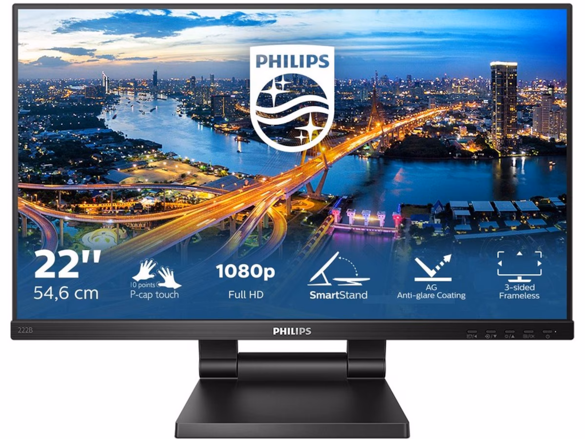 Philips 22" touch skjerm 222B1TC/00