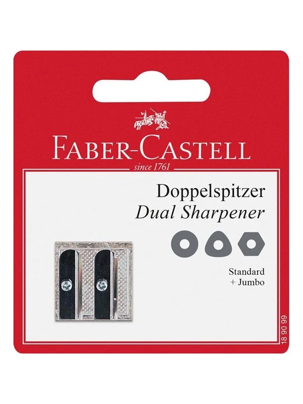 Faber-Castell 50-34 metal twin sharpener set of 1