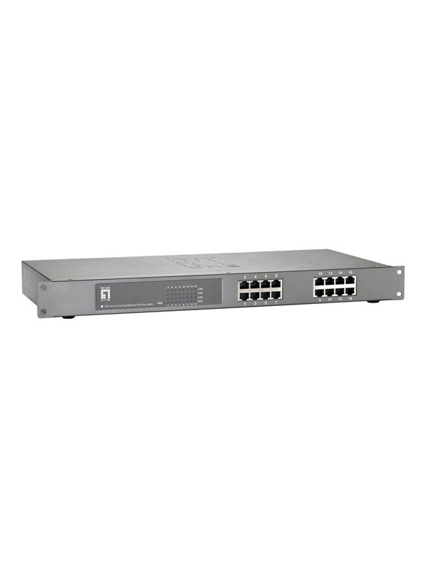 LevelOne FEP-1612W150 - switch - 16 ports - rack-mountable