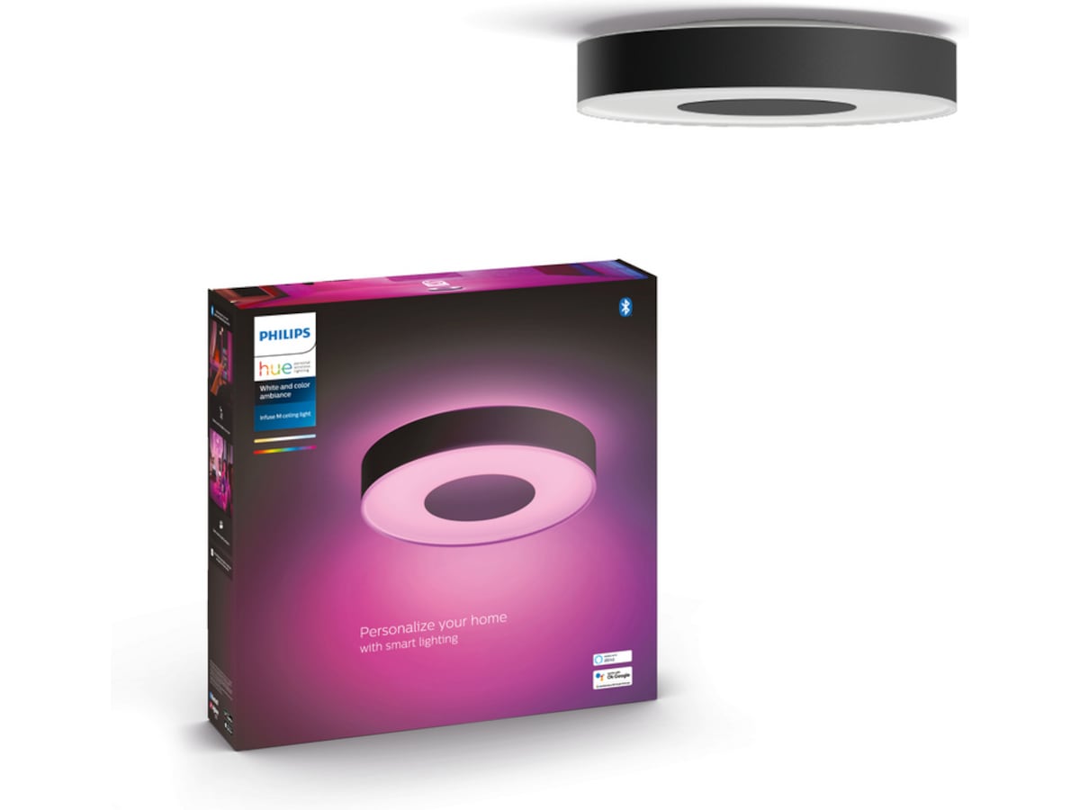 Philips Hue Infuse M Taklampe (sort)