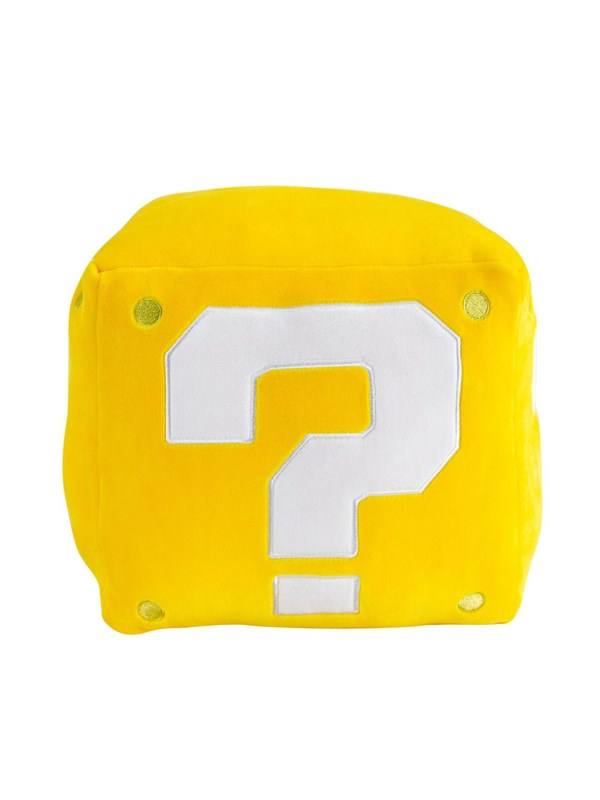 Tomy - Club Mocchi- Mocchi- Super Mario™ ? Block Mega 38 cm - Bamser &amp; kosedyr