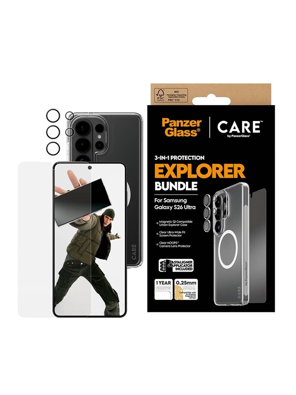 PanzerGlass 3-in-1 Bundle Samsung Galaxy S26 Ultra