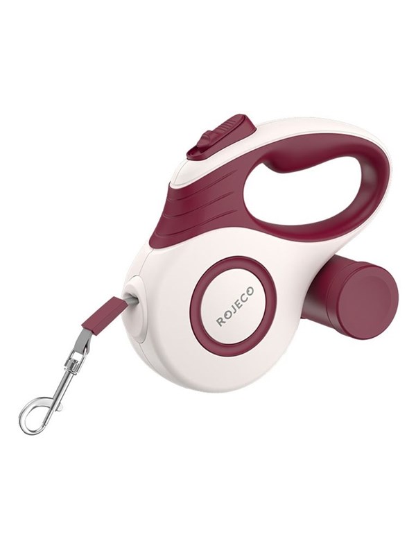 Rojeco 5m Automatic Retractable Dog Leash - A12 (Red)