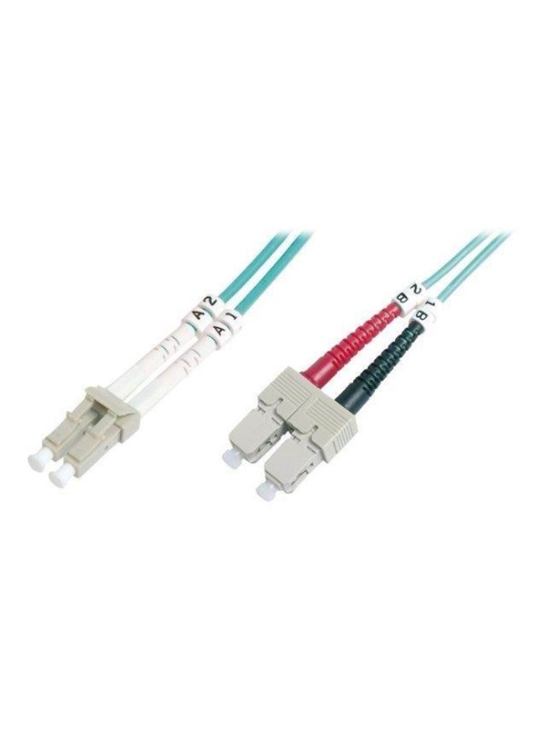 DIGITUS patch cable - 10 m - aqua - Blå - 10m