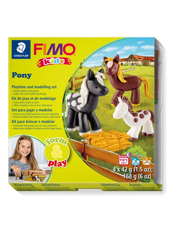 Staedtler Set Mod. clay FIMO kids F&amp;P Pony