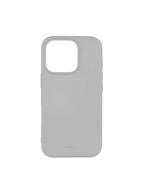 ONSALA Phone Case with Silicone Feel Concrete - iPhone 16 Pro