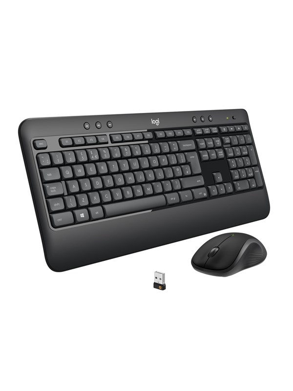 Logitech MK540 Advanded Wireless Combo - US - Tastatur & Mussett - Engelsk (USA) - Svart