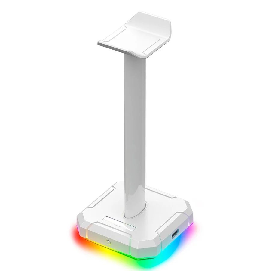 REDRAGON HA300 Scepter Pro Headset Stand RGB Backlit - Hvit