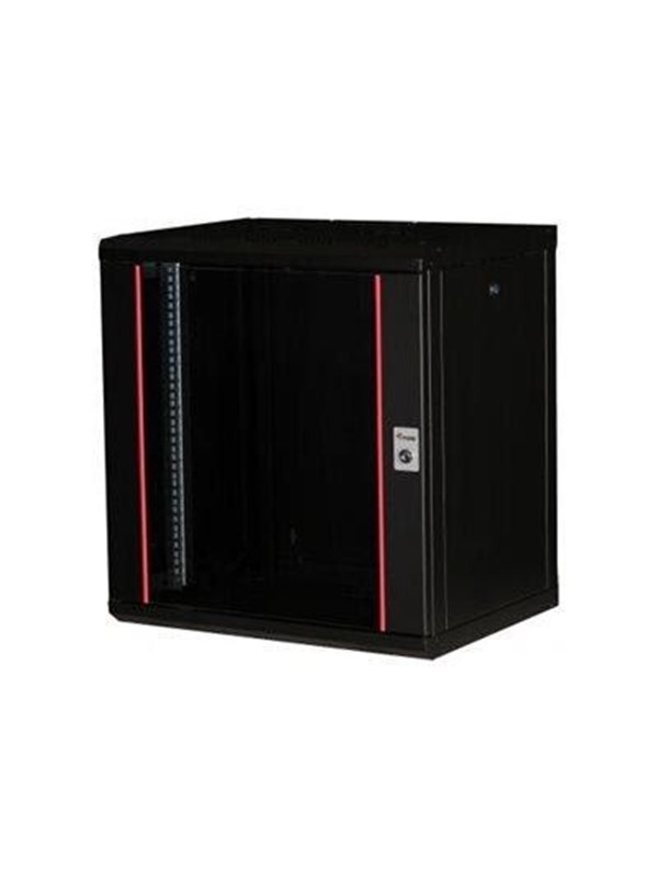 Equip Pro Mount - rack - 600x450 mm with glass door removable and lockable panels assembled - 12U