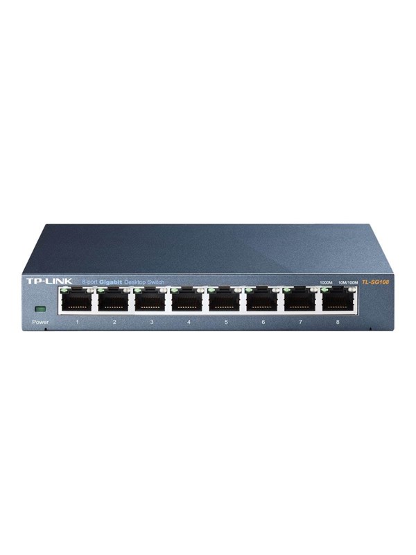 TP-Link TL-SG108 8-Port 10/100/1000Mbps Desktop Switch