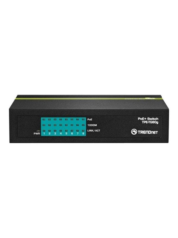 TRENDnet TPE TG80G GREENnet PoE+ Switch