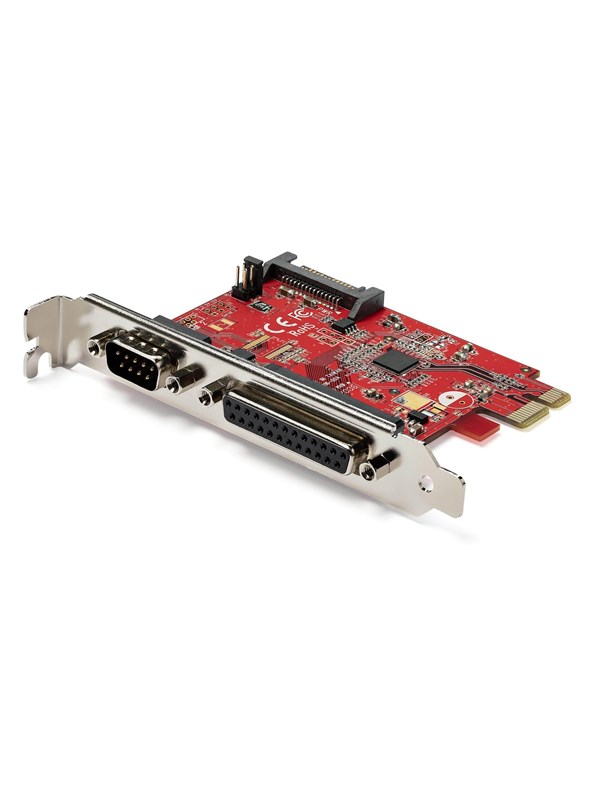 StarTech.com PEX1S1P950 PCIe Card with Serial and Parallel Port - PCI Express Combo Adapter Card with 1x DB25 Parallel Port &amp; 1x RS232 Serial Port