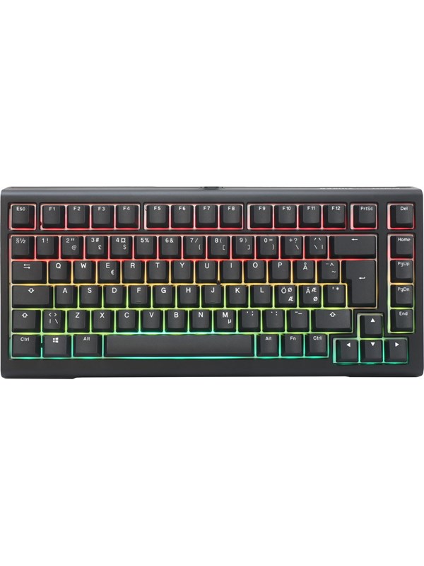 Ducky Tinker75 - Gamingtastatur - Nordisk - Svart