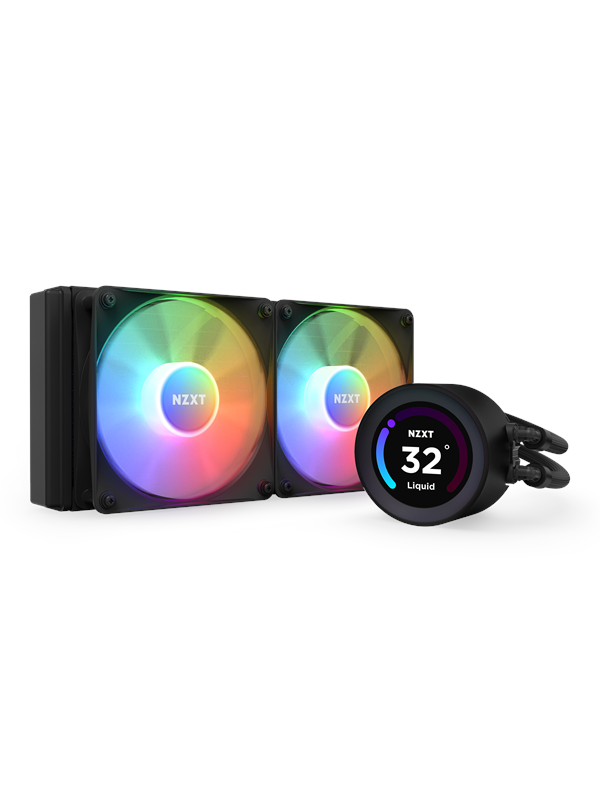 NZXT Kraken Elite 240 Black RGB - CPU Vannkjøling - Max 31 dBA