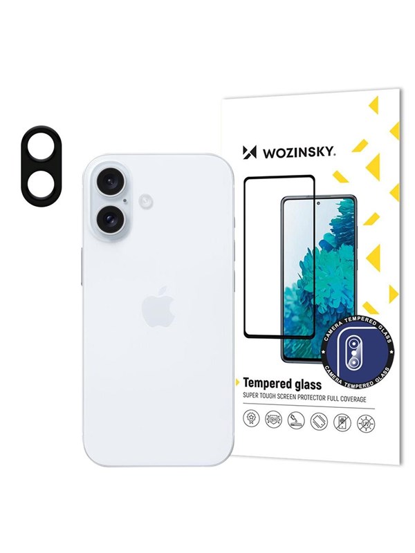 Wozinsky Full Camera Glass 9H Tempered Glass For iPhone 16 Camera