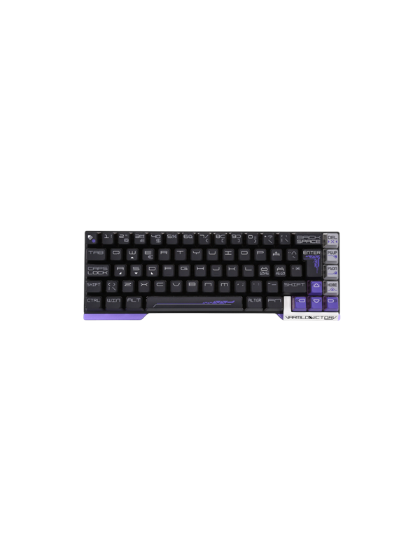 Varmilo VYU68 Victory 65% TKL RGB LED PBT/Hot-Swap/Gateron X Hall Effect - Gamingtastatur - Nordisk - Lilla