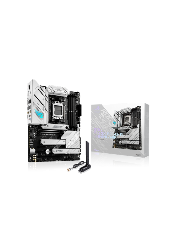 ASUS ROG STRIX B650-A GAMING WIFI Hovedkort - AMD B650 - AMD AM5 socket - DDR5 RAM - ATX