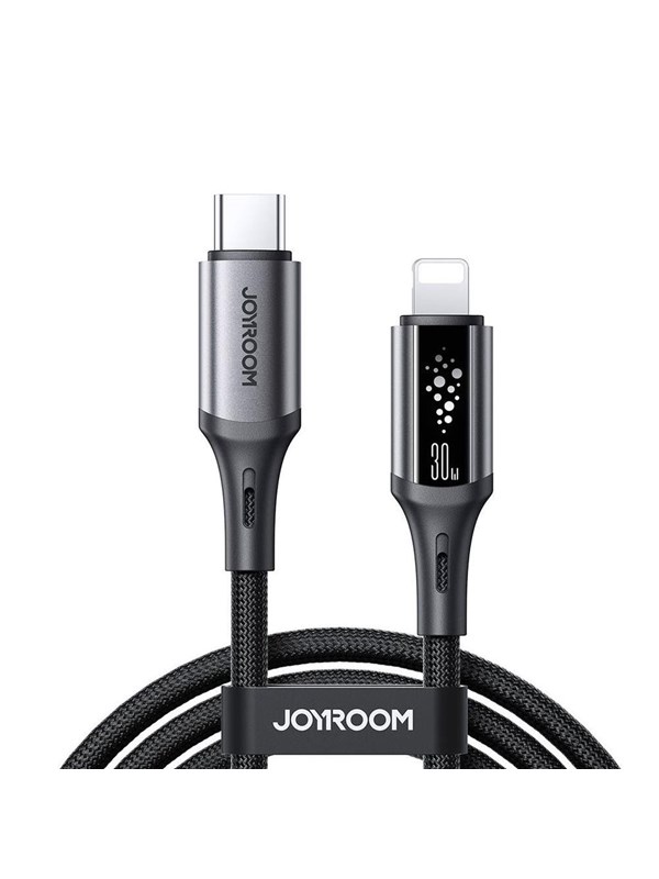 Joyroom S-A60 StarTalk 30W USB-C- Lightning cable 1.2m - black